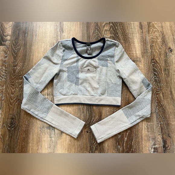 adidas x stella mccartney athletic cropped top - Picture 1 of 4